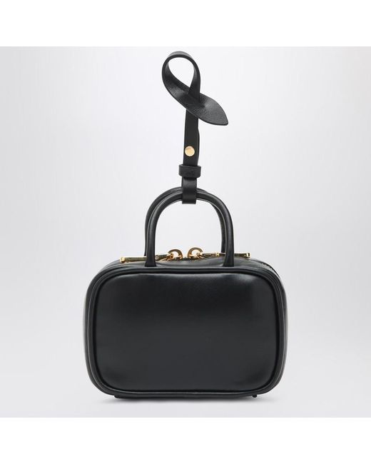 Miu Miu Black Trick Schwarz Aus Leder