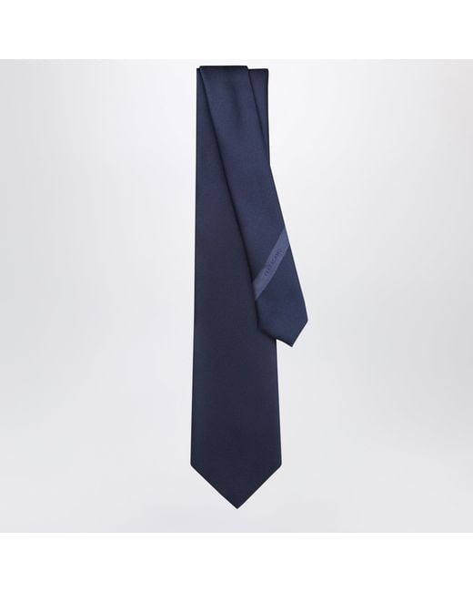 Ferragamo Blue Midnight Silk Tie for men