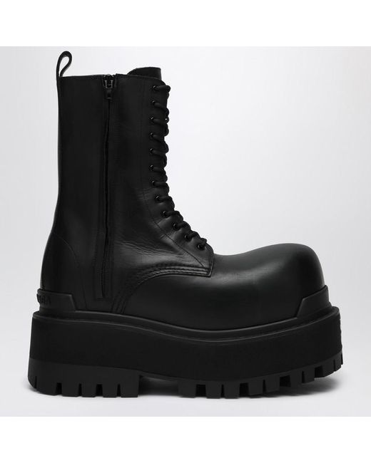 Balenciaga Black Giant Platform Boot In for men