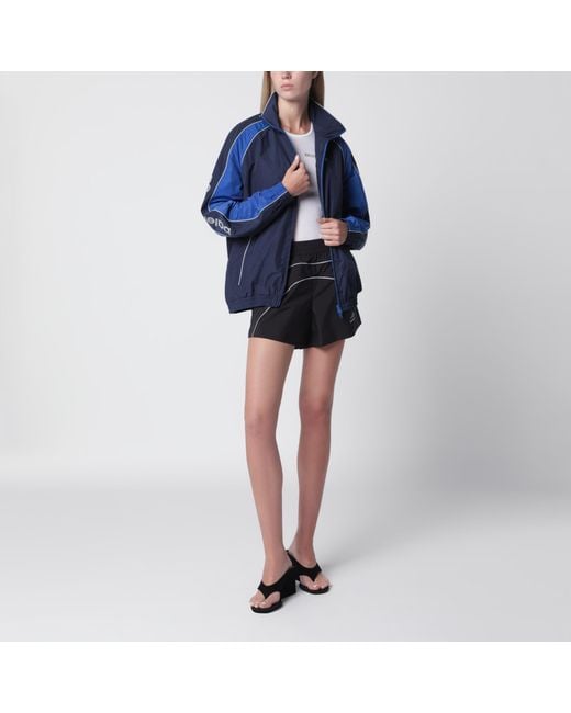 Balenciaga Blue Techwear Zip-Up Jacket