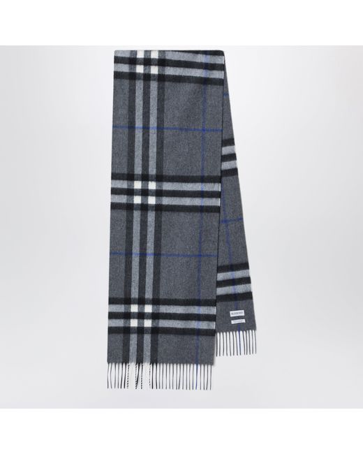 Sciarpa Check di Burberry in Gray da Uomo