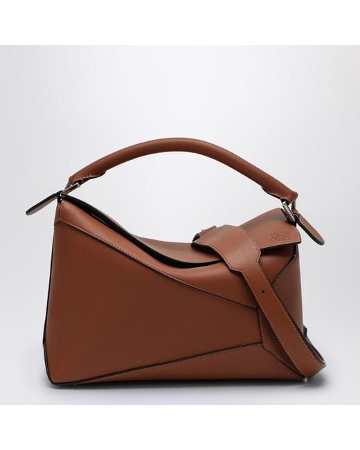 Borsa puzzle madia marrone di Loewe in Brown
