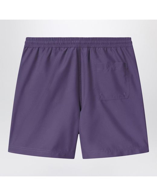 Carhartt Purple Calla Chase Swim Trunks for men