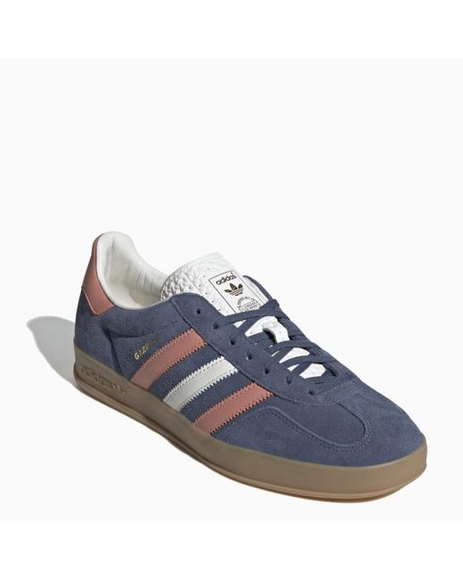 Sneaker gazelle indoor blue blink/wonder clay di Adidas Originals da Uomo