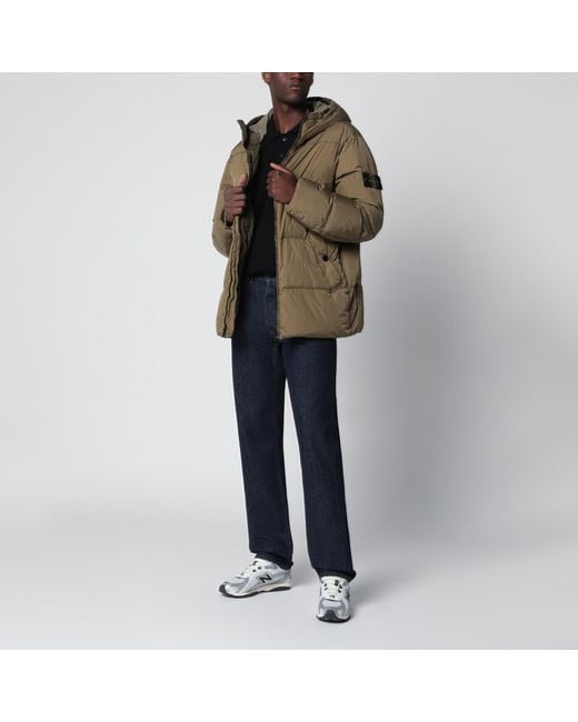 Stone Island Natural Water-Repellent Puffer Jacket for men