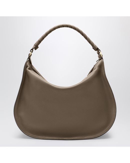Chloé Gray Taupe Marcie Shoulder Bag