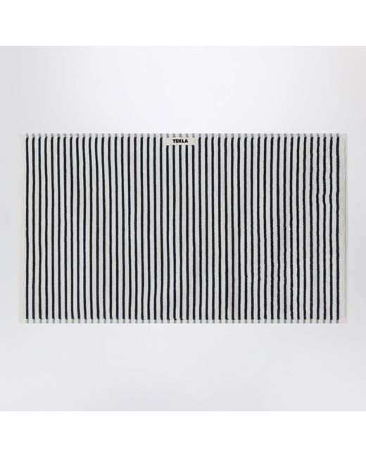 Tekla Black Striped Towel 50X90 for men