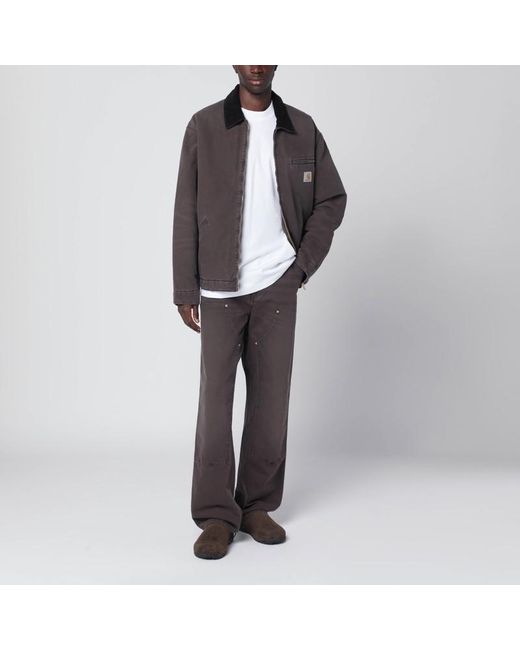 Og detroit jacket tobacco/black di Carhartt in Brown da Uomo