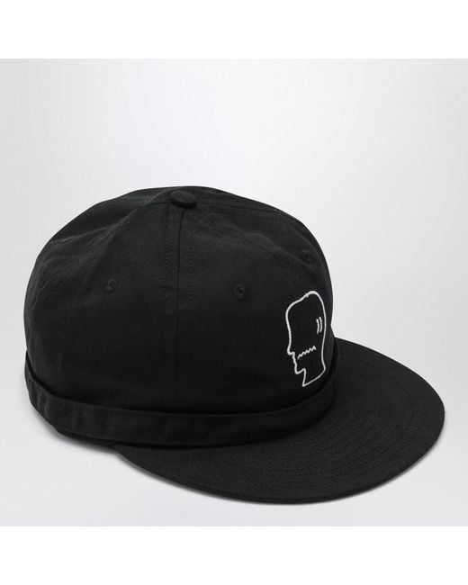 Brain Dead Black Cotton Baseball Cap for men