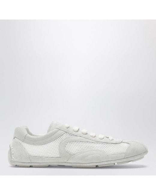 Prada White Montecarlo Reedition 2005 Sneakers