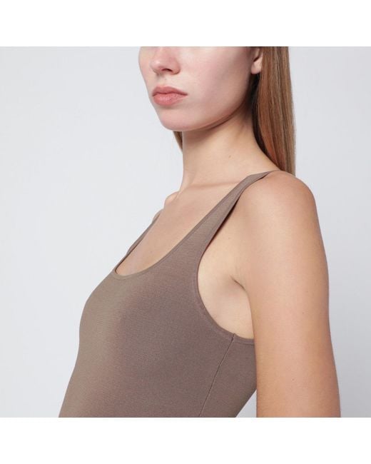 Entire studios Gray Light Viscose Blend Top