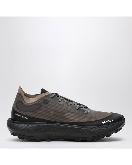 Satisfy Black Mud-Colored Therocker Sneakers for men