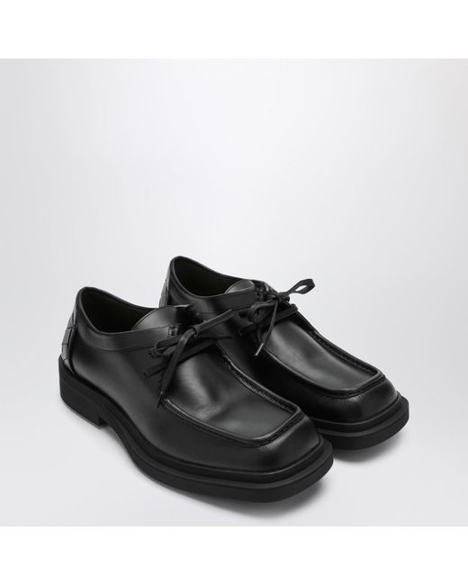 Bottega Veneta Black Ben Lace-Up Shoes for men