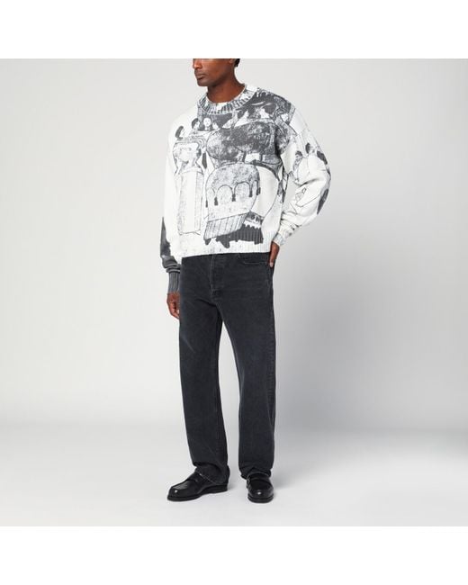 Enfants Riches Deprimes Gray The Ballroom Dance Sweater for men