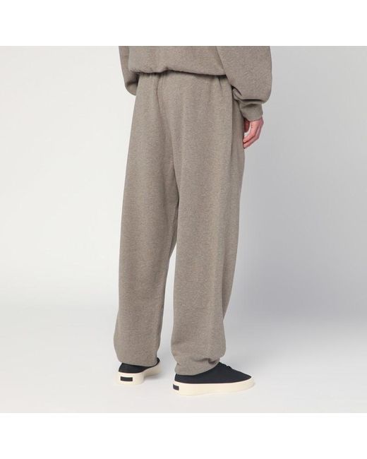Pantaloni jogging grigi con logo di Fear Of God in Gray da Uomo