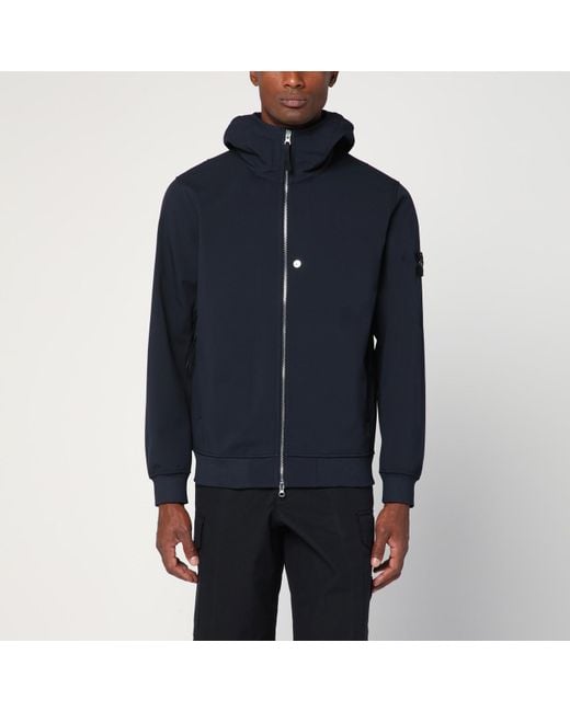 Stone Island Blue Technical Fabric Jacket for men