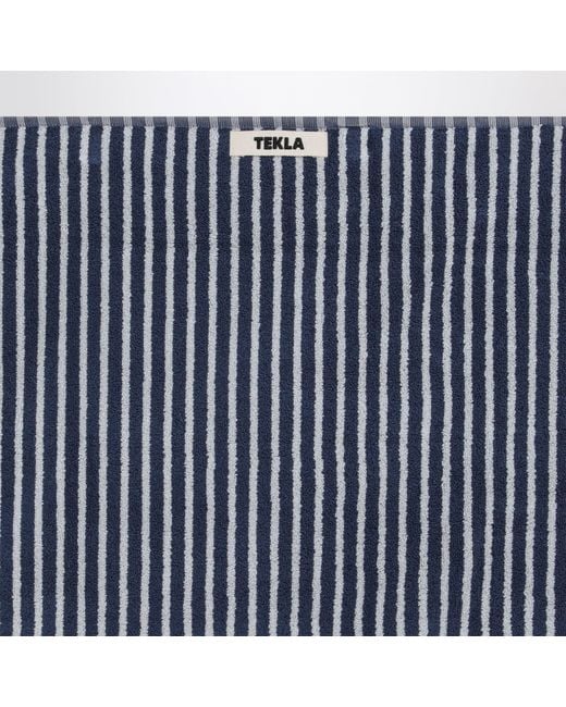 Tekla Blue Striped Beach Towel 50X90 for men
