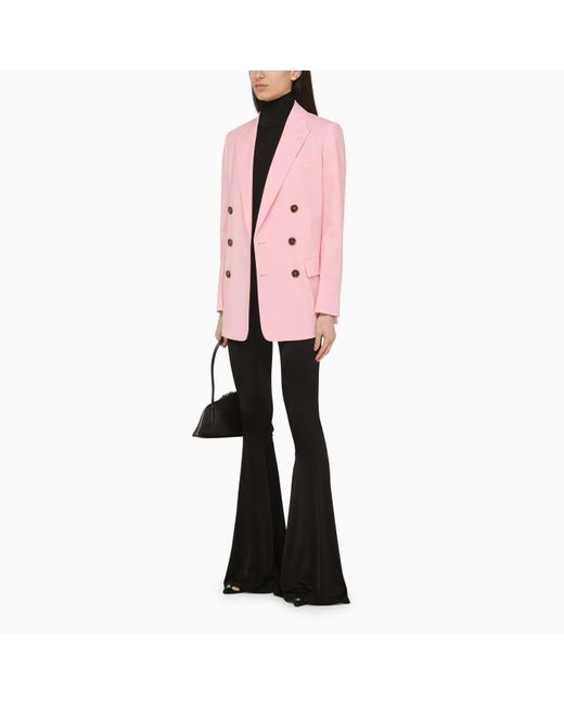 DSquared² Pink Double Breasted Jacket
