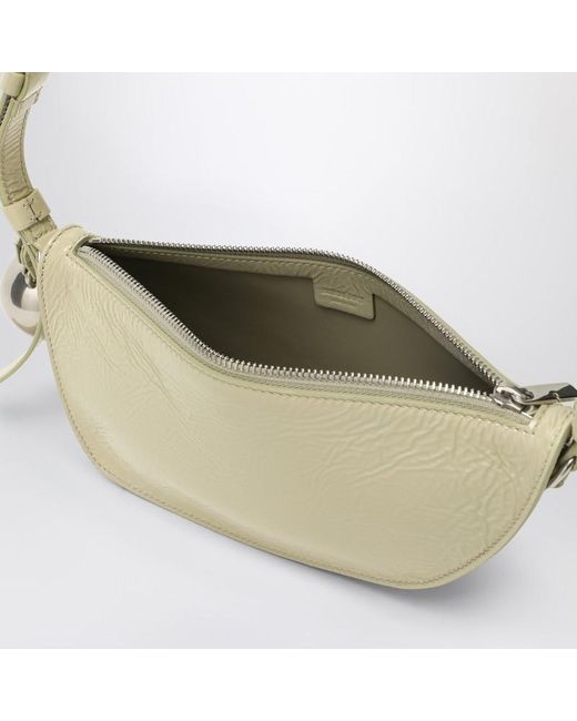 Petit Sac Shield Clair En Cuir Burberry en coloris White