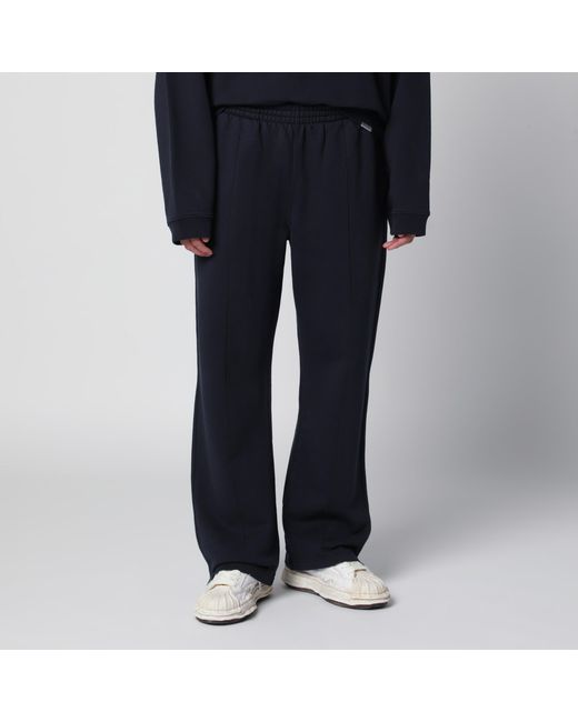 Represent Blue Midnight Cotton Jogging Trousers for men