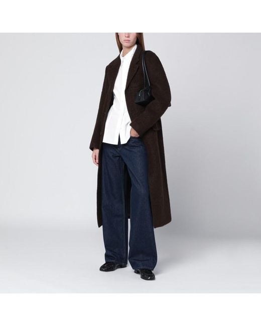 Camicia bianca in cotone con vestibilità slim di Burberry in White