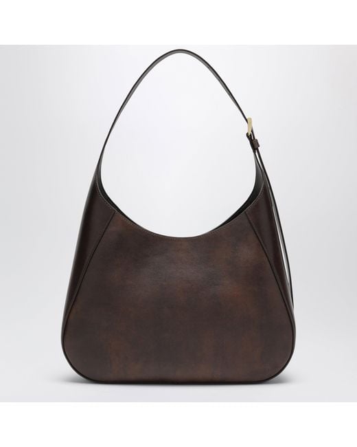 Borsa Boogie Medium Cacao di Prada in Brown