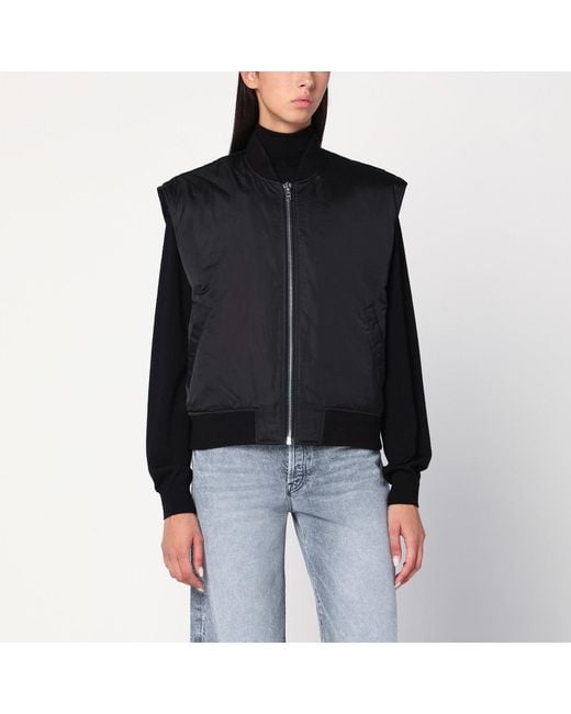 IVY & OAK Black Jamila Gilet Jacket