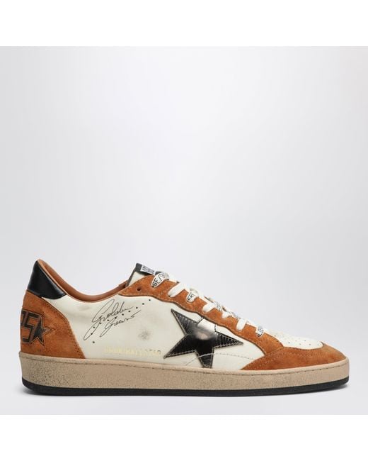 Golden Goose Deluxe Brand Brown Ball Star Sneakers for men