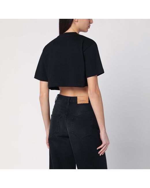 Off white cropped t shirt hotsell