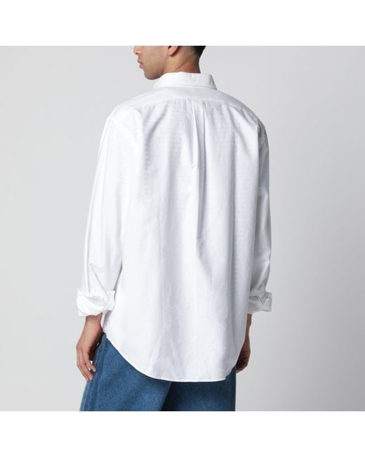 Polo Ralph Lauren White Oxford Custom-Fit Shirt for men