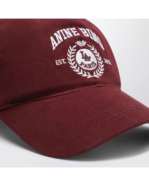 Anine Bing Baseball Cap With Embroidered Logo