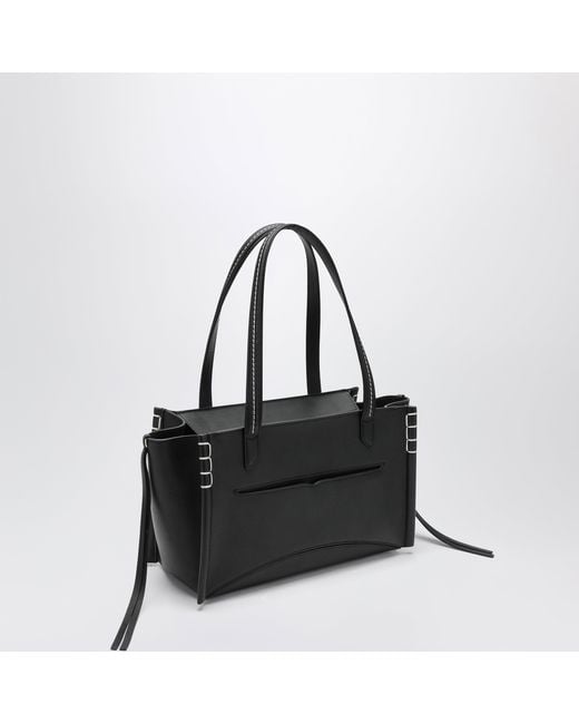 J.W. Anderson Black Elongated Loafer Cabas Bag