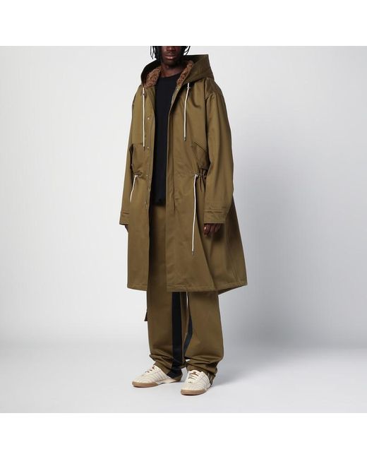 Parka Vert Kaki En Coton Wales Bonner pour homme en coloris Vert Lyst