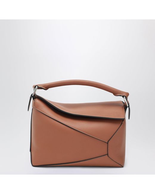 Loewe Brown Small Puzzle Edge Bag