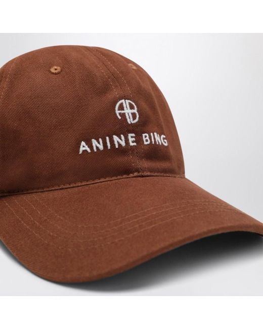 Chapeau Jeremy Dark Camel Anine Bing en coloris Brown