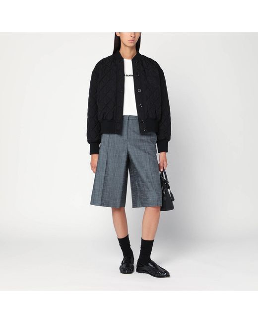 Jil Sander Blue Bermuda