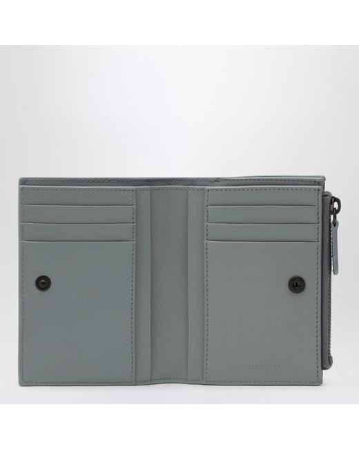 Balenciaga Gray Le City Bifold Lambskin Wallet