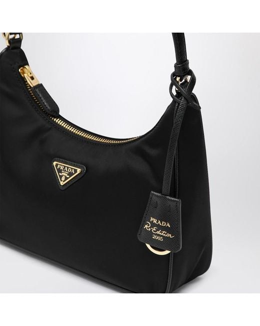 Borsa a mano re-edition 2005 nera di Prada in Black