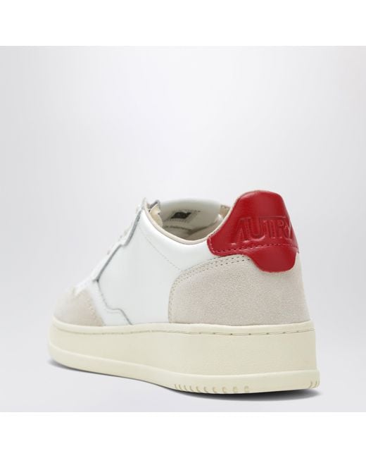 Autry White Medalist Low Sneakers