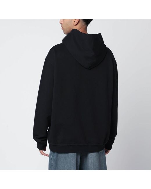 Sweat À Capuche Avec Logo Inversé Maison Margiela pour homme en coloris Black