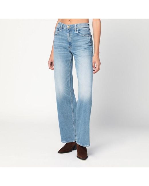 Jeans the spinner zip sneak blu chiaro di Mother in Blue
