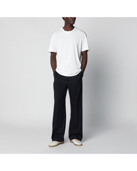 Golden Goose Deluxe Brand White Cotton T-Shirt for men