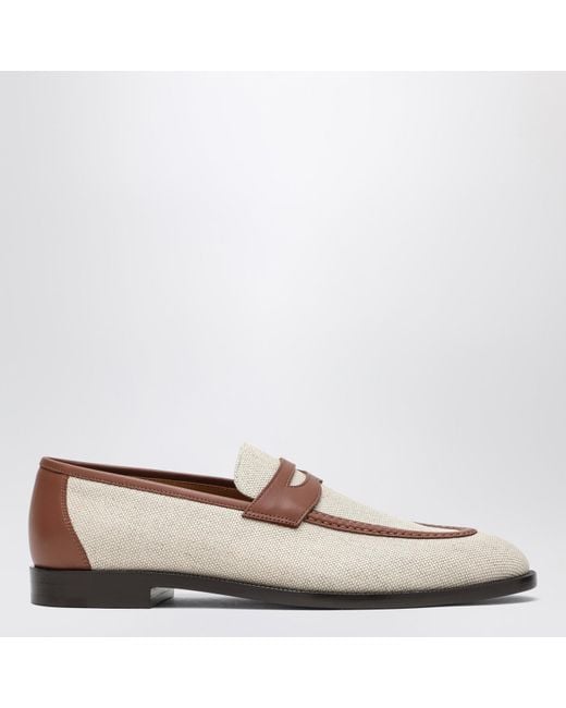 Loro Piana Natural Sergio Loafers