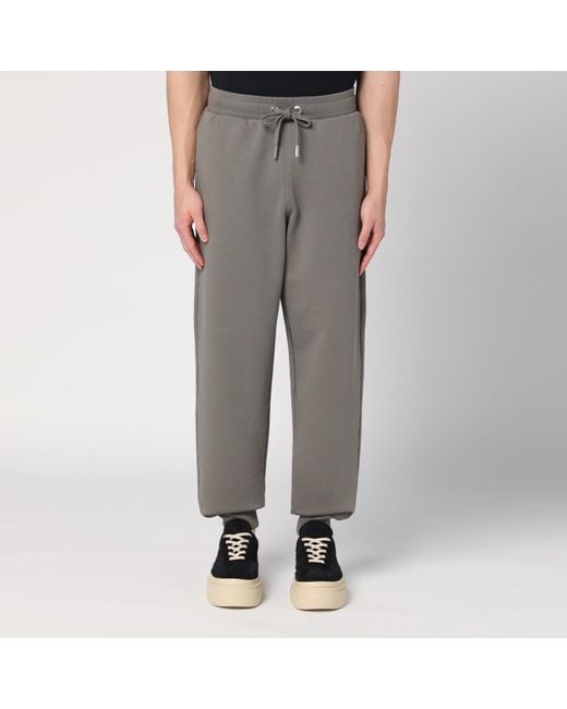 AMI Gray Ami De Coeur jogging Pants for men
