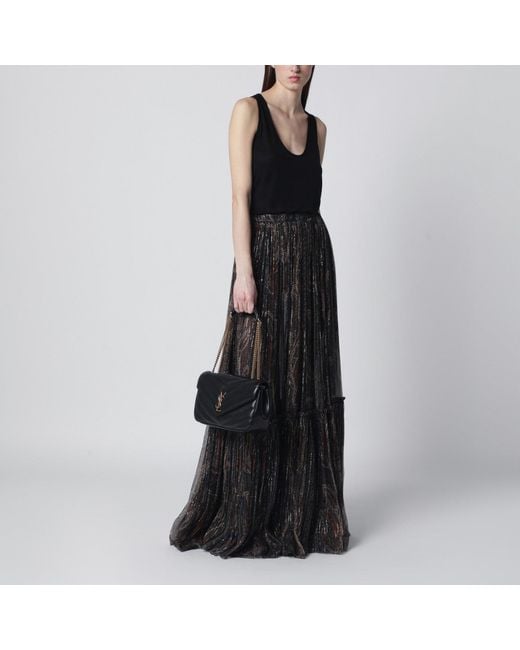 Saint Laurent Black Medium Loulou Bag