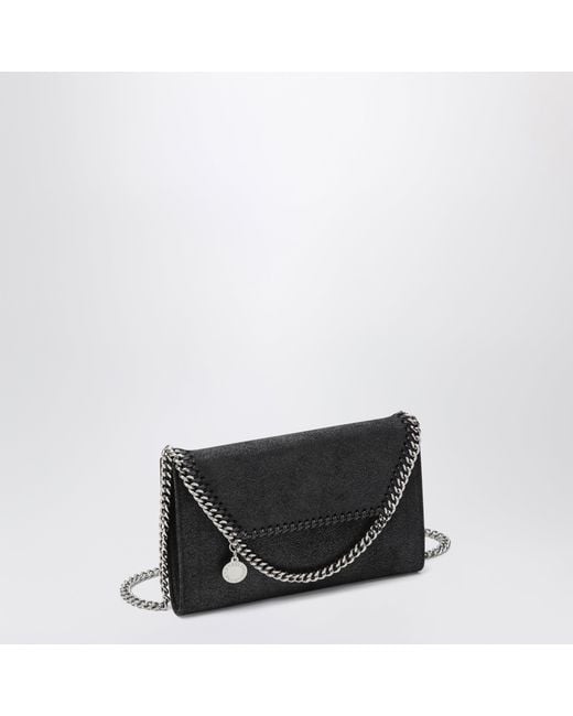 Stella McCartney Black Falabella Crossbody Wallet Bag