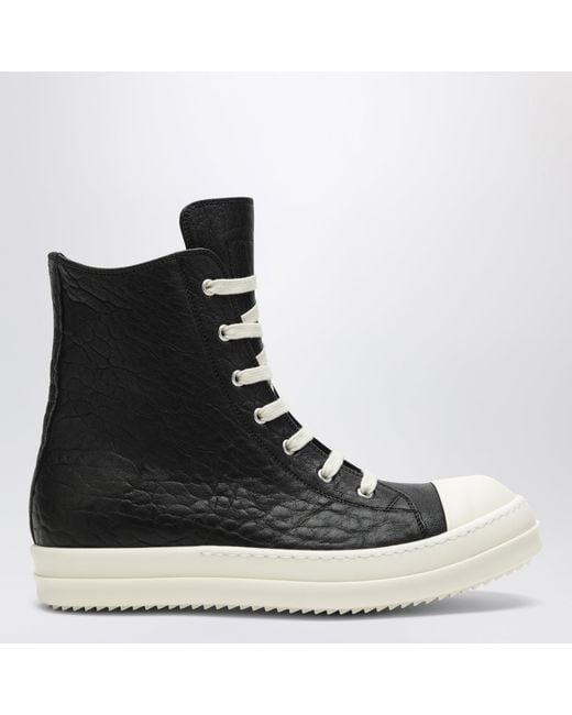 Rick Owens Black High-Top Sneakers for men