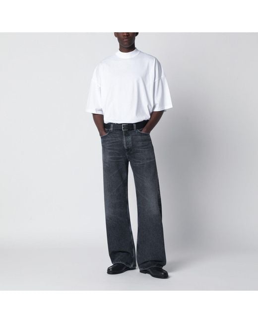 Agolde Blue Dark Washed Afton Jeans for men