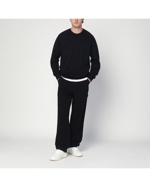 Chase sweatshirt nera in misto cotone di Carhartt in Black da Uomo