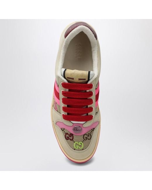 Gucci Pink Screener Trainer